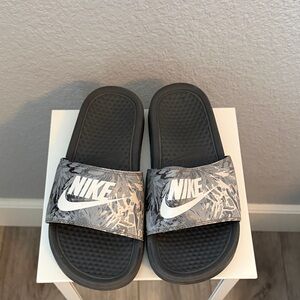 Nike Women’s Slide Sandals - Black and White